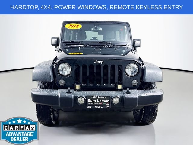 Used 2018 Black Jeep Unlimited Sport image 2