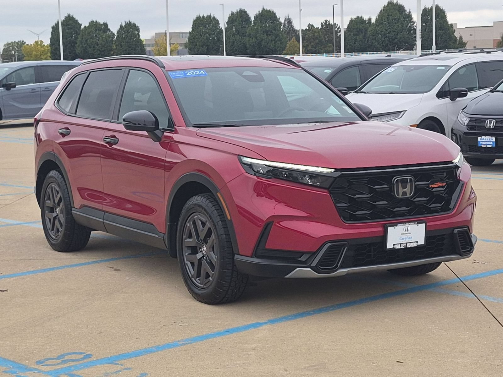 Certified Used 2026 Radiant Red Metallic Honda TrailSport AWD image 5