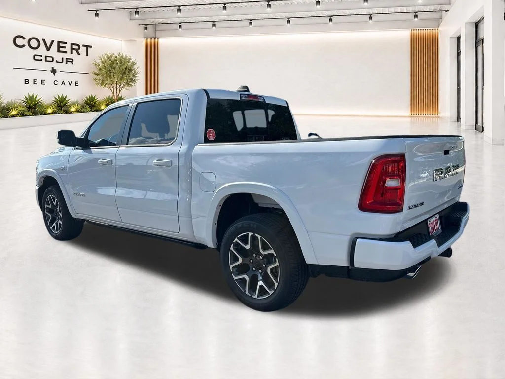 New 2026 Bright White Clear-Coat Exterior Paint RAM Laramie image 9