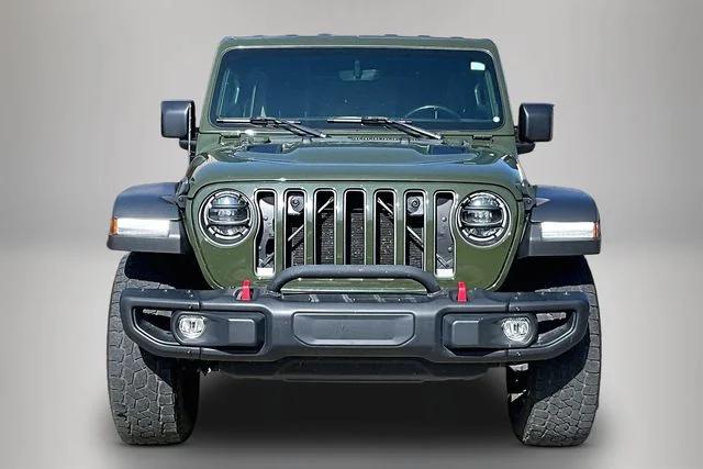 Used 2021 Green Jeep Unlimited Rubicon image 3