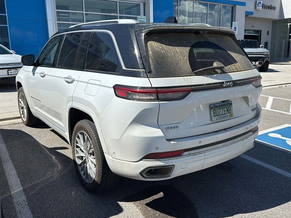 Used 2024 Bright White Clearcoat Jeep Summit image 4