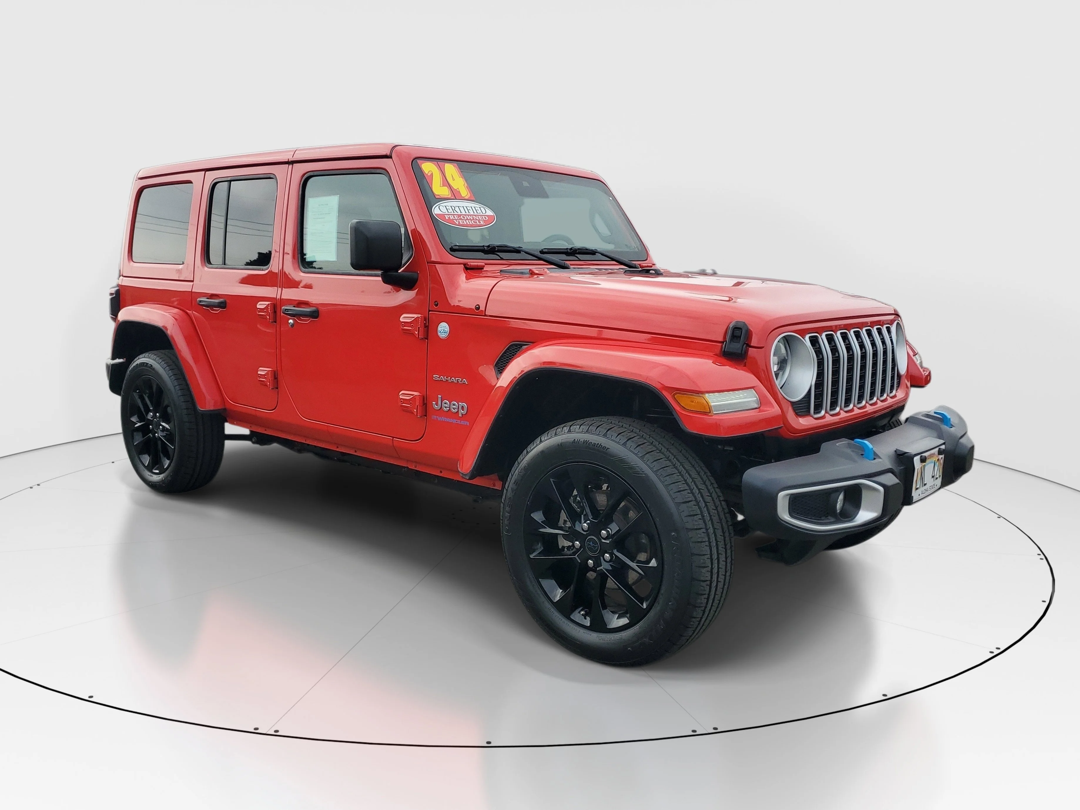 Used 2024 Red Jeep Sahara 4xe image 8