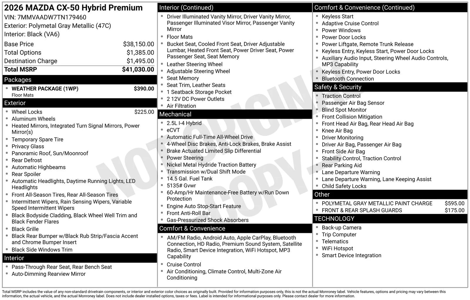 New 2026 Polymetal Gray Metallic Mazda Premium image 4