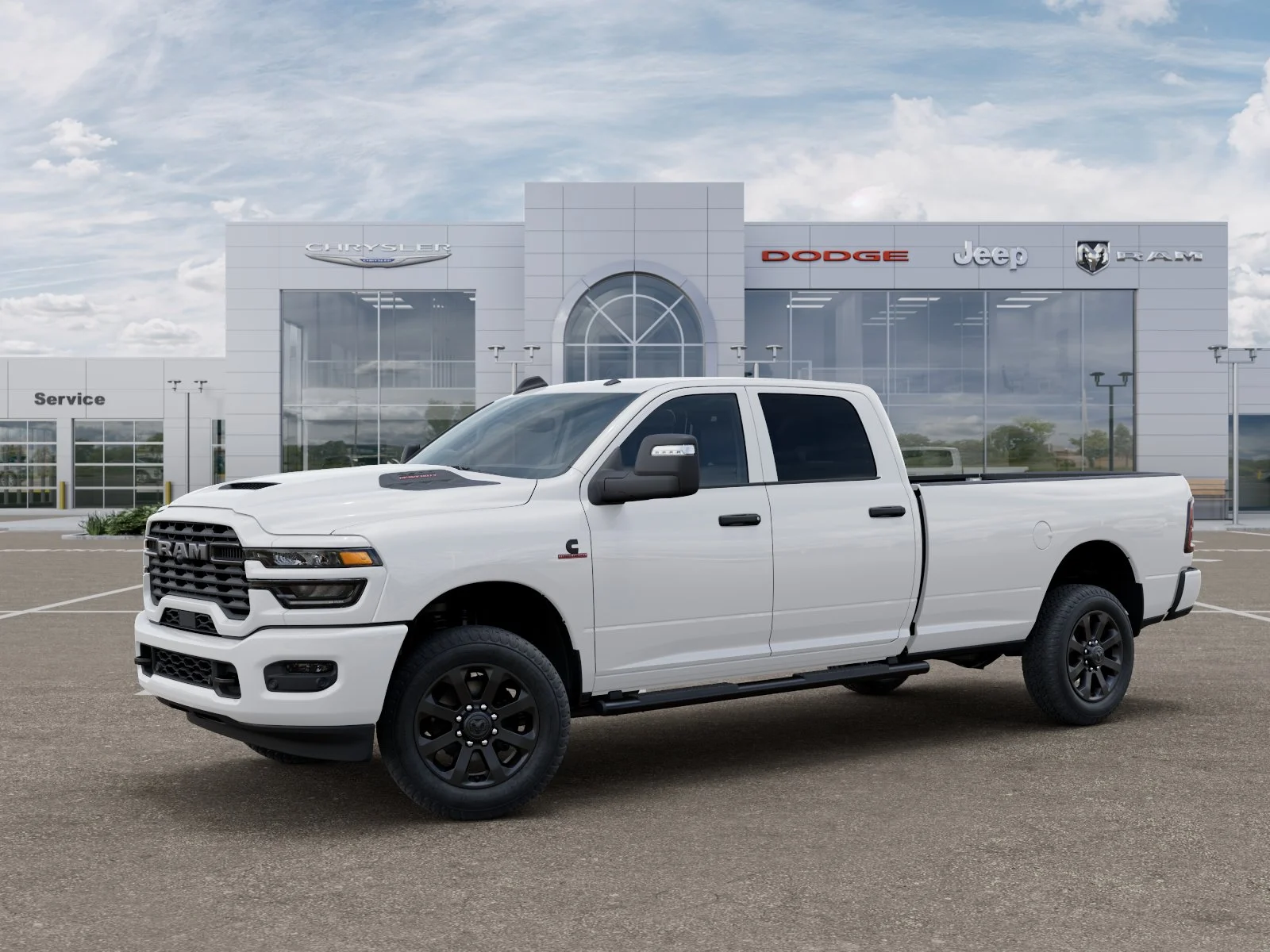 New 2026 Bright White Clear-Coat Exterior Paint RAM Tradesman image 2