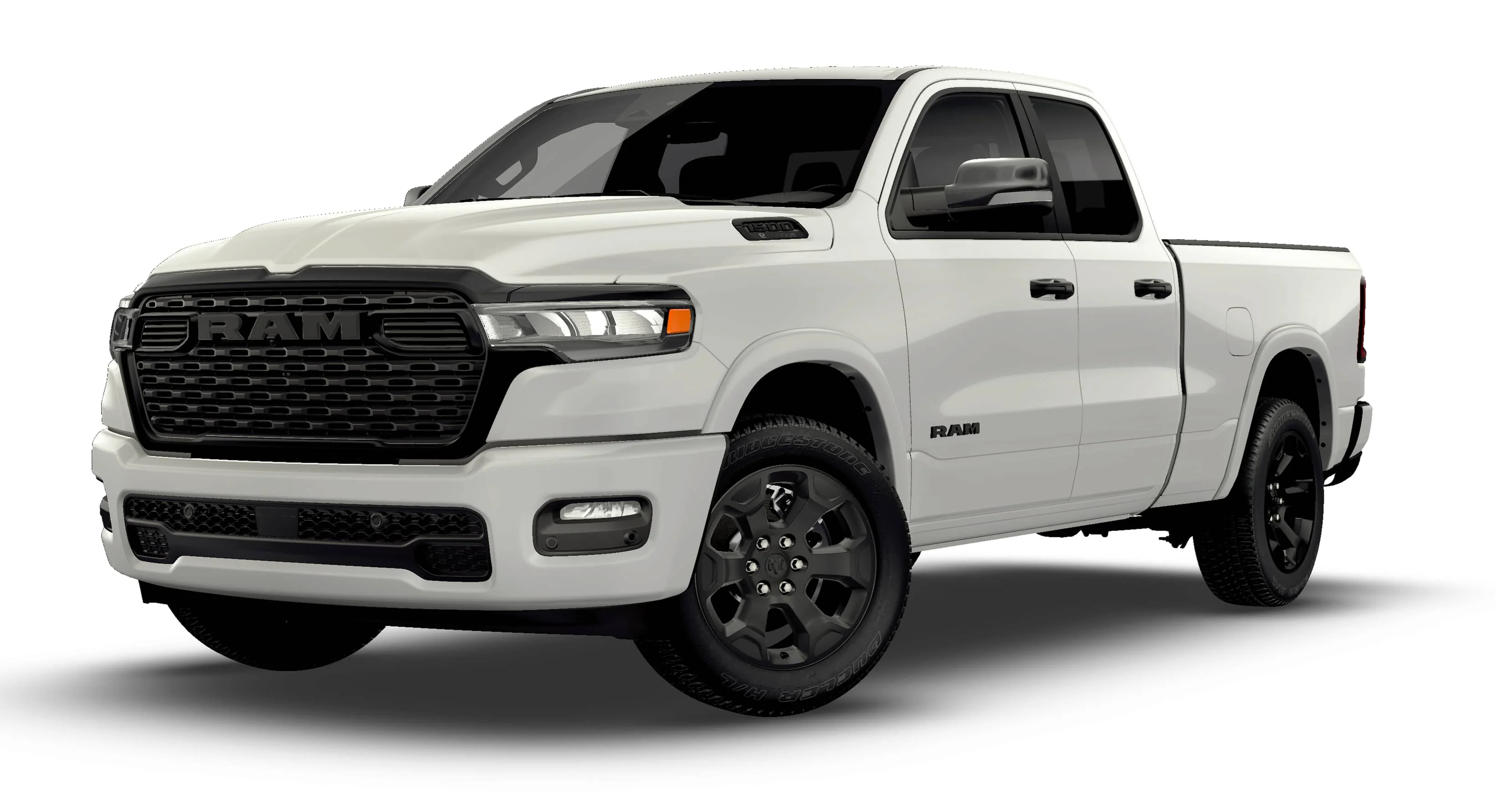 New 2026 Bright White Clear-Coat Exterior Paint RAM BIG HORN image 27