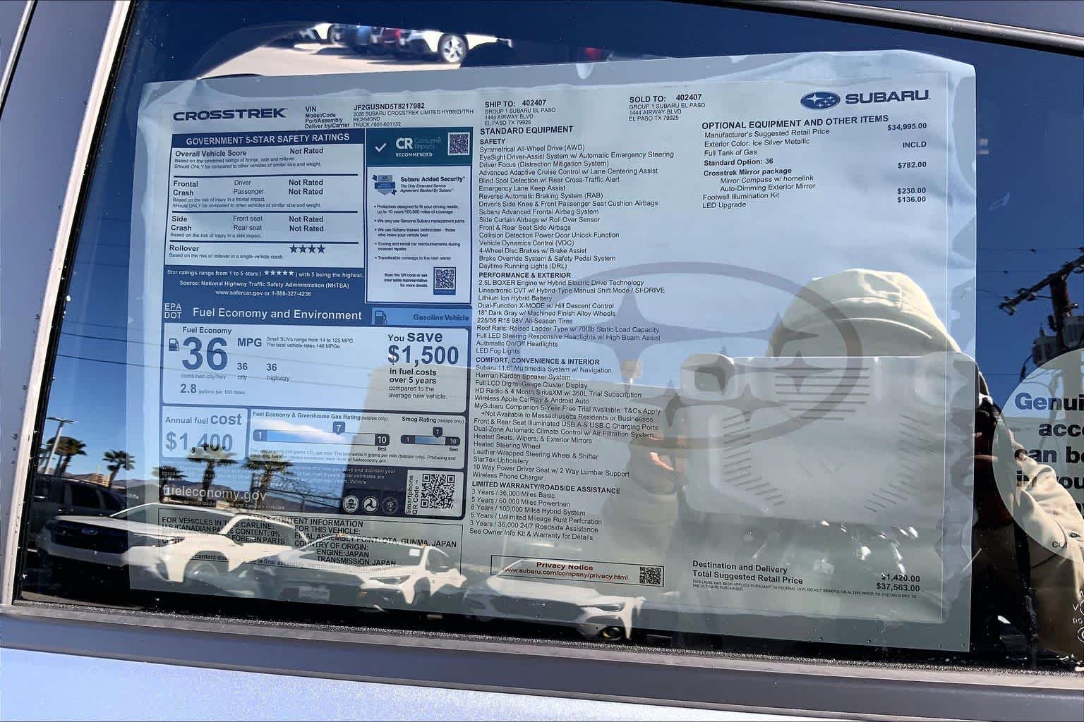 2026 Subaru Crosstrek Limited - Photo 19