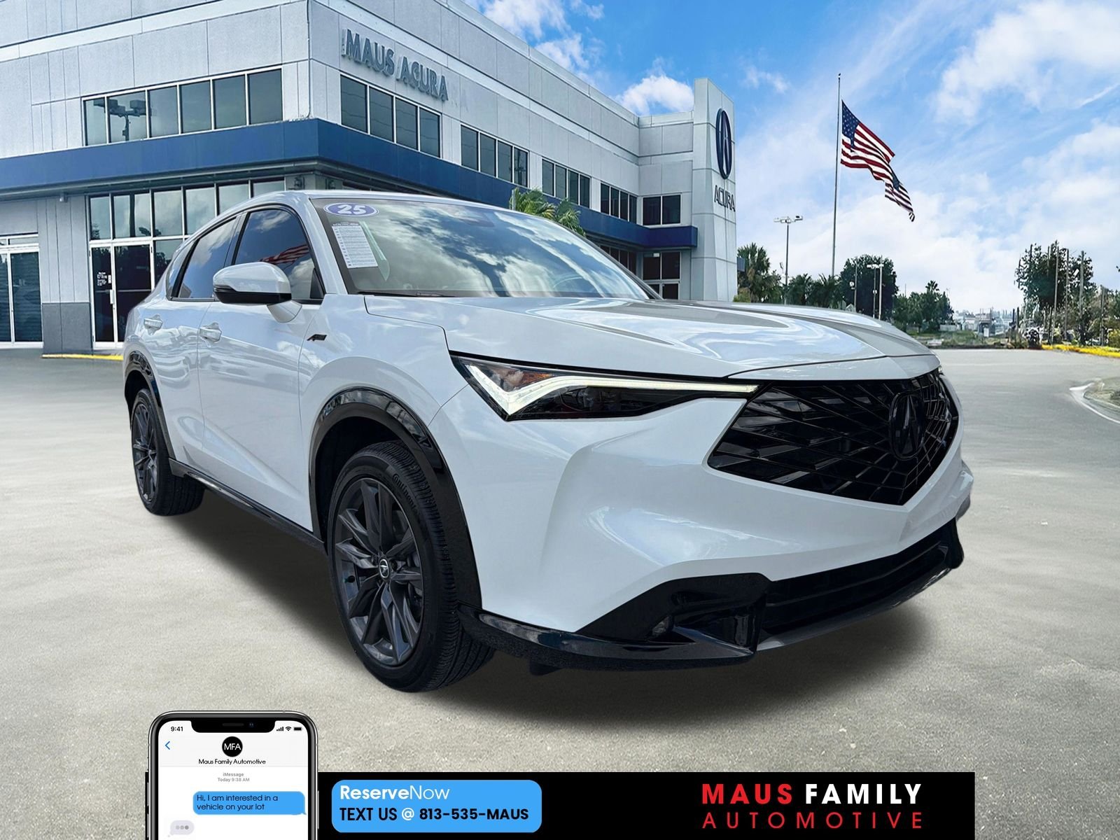 Used 2025 White Acura A-Spec Package image 1