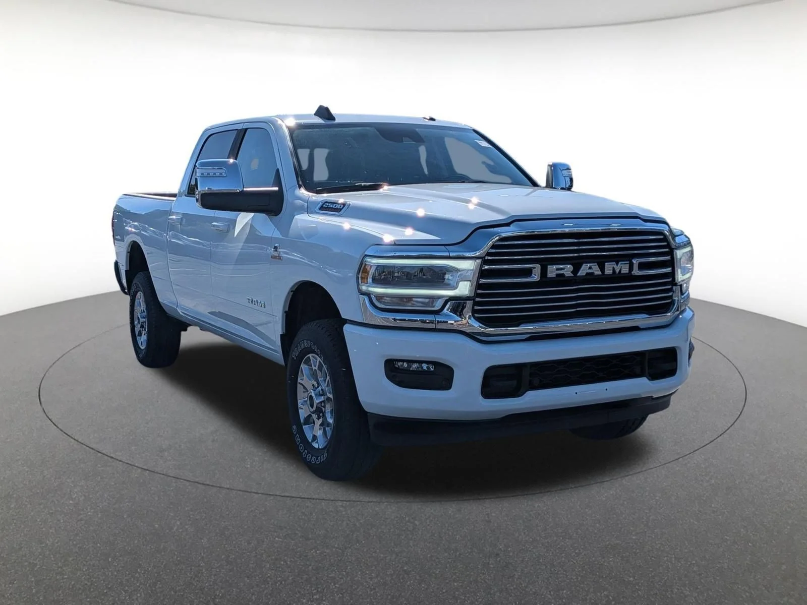 Used 2024 Bright White Clearcoat Ram Laramie image 3