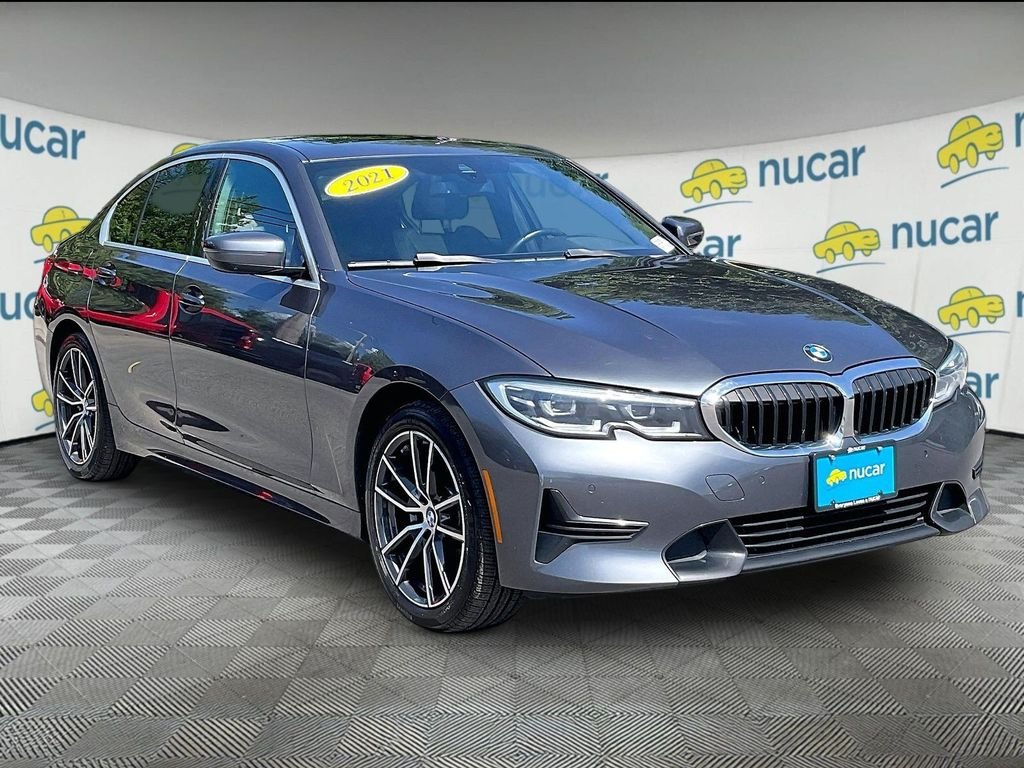 Used 2021 Gray BMW 330i xDrive image 1