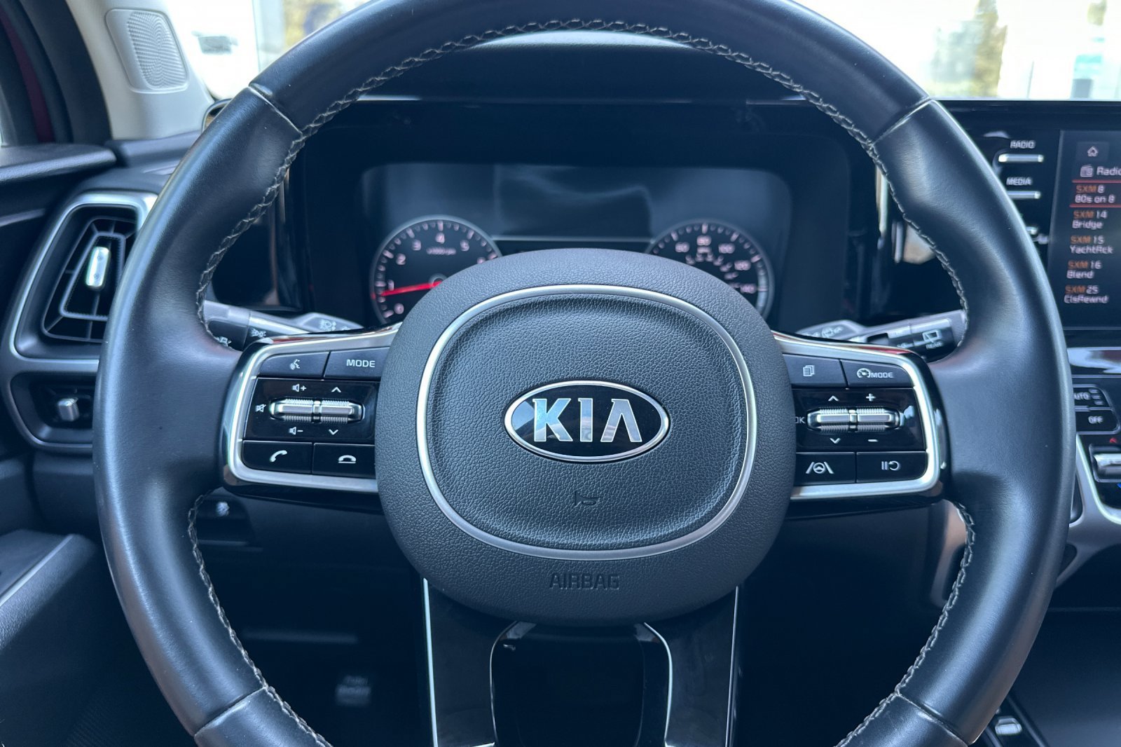 Used 2021 Passion Red Tintcoat Kia S image 24