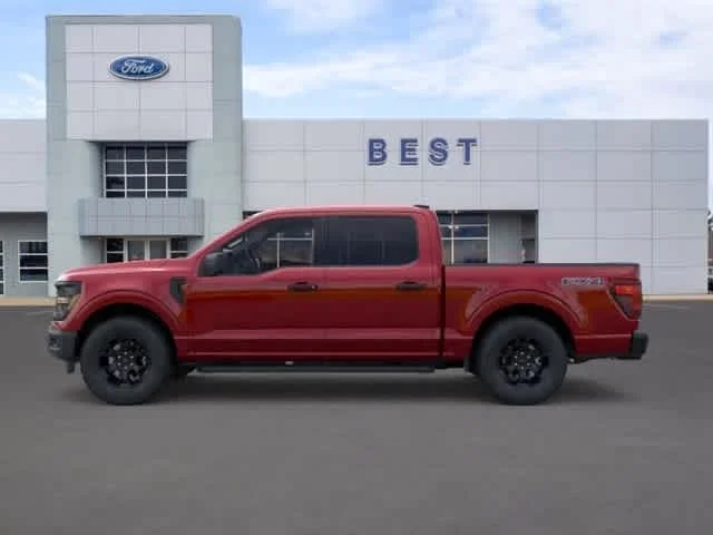 New 2025 Rapid Red Metallic Tinted Clearcoat Ford STX image 3