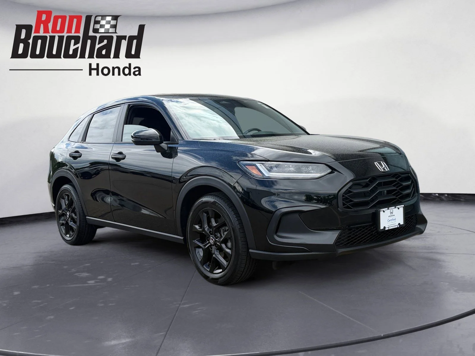 Certified Used 2025 Crystal Black Pearl Honda Sport image 1