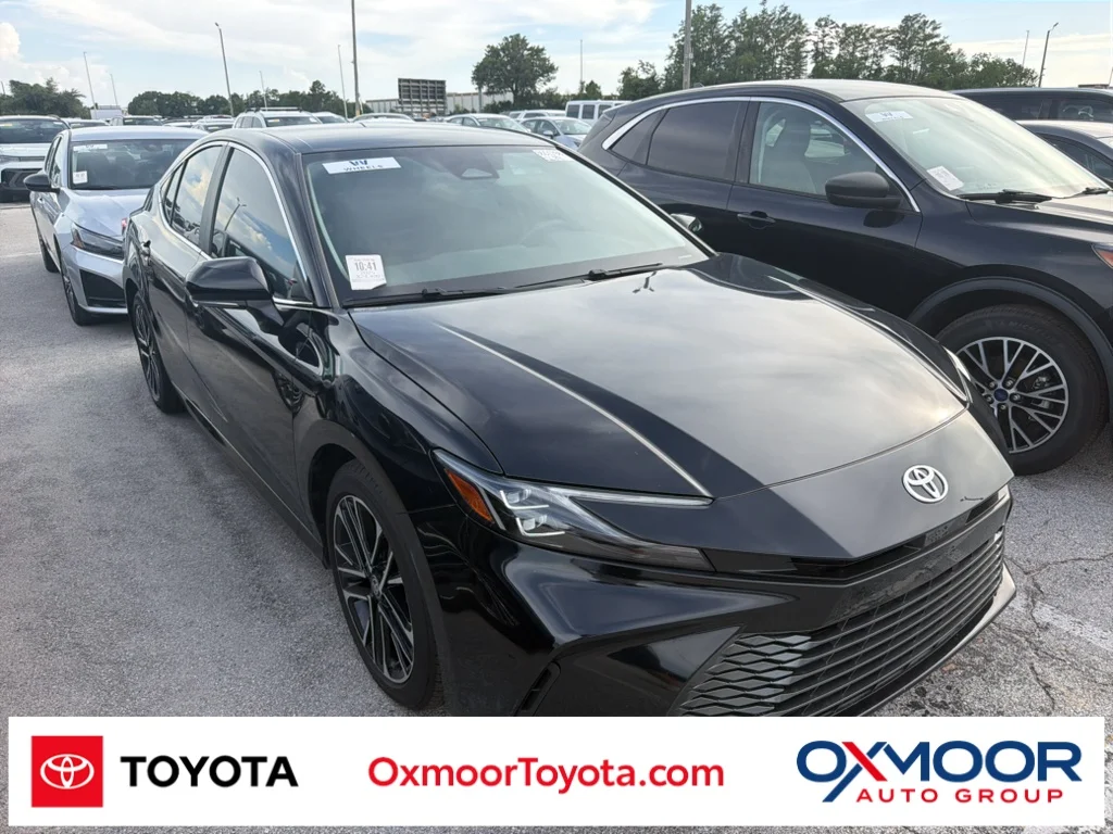 Used 2025 Midnight Black Metallic Toyota XLE image 1