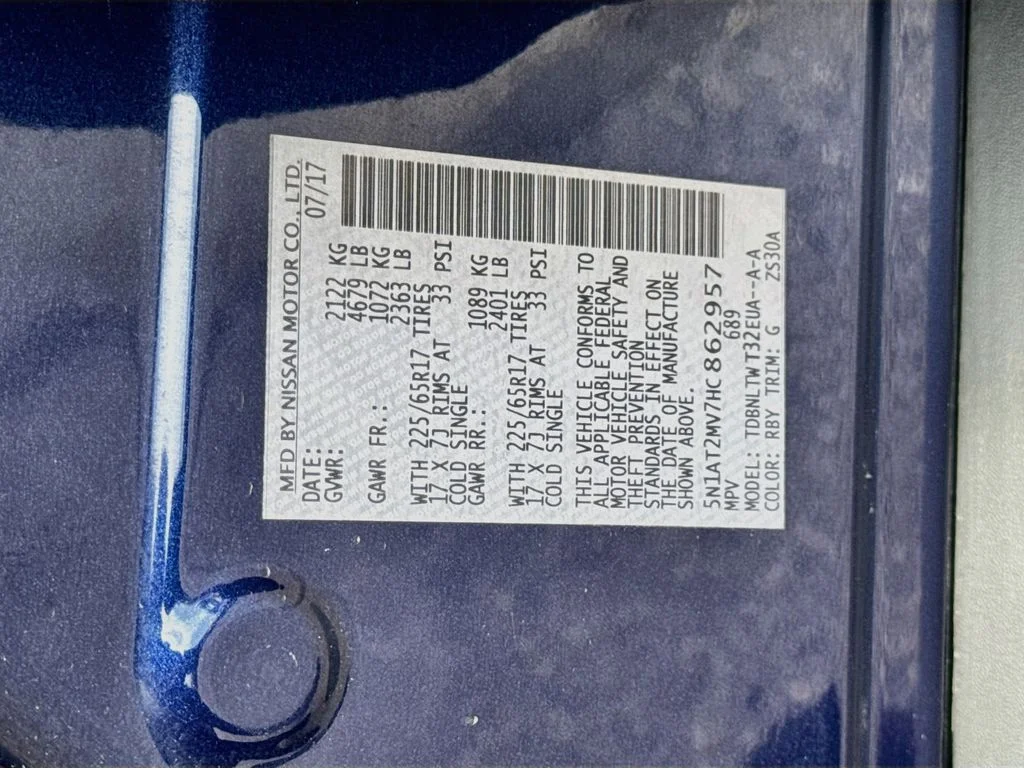 Used 2017 Blue Nissan SV image 40
