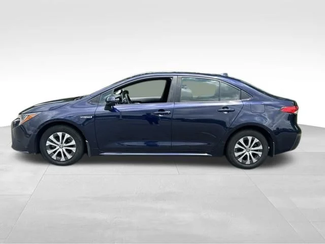 Used 2021 Blue Toyota LE image 2