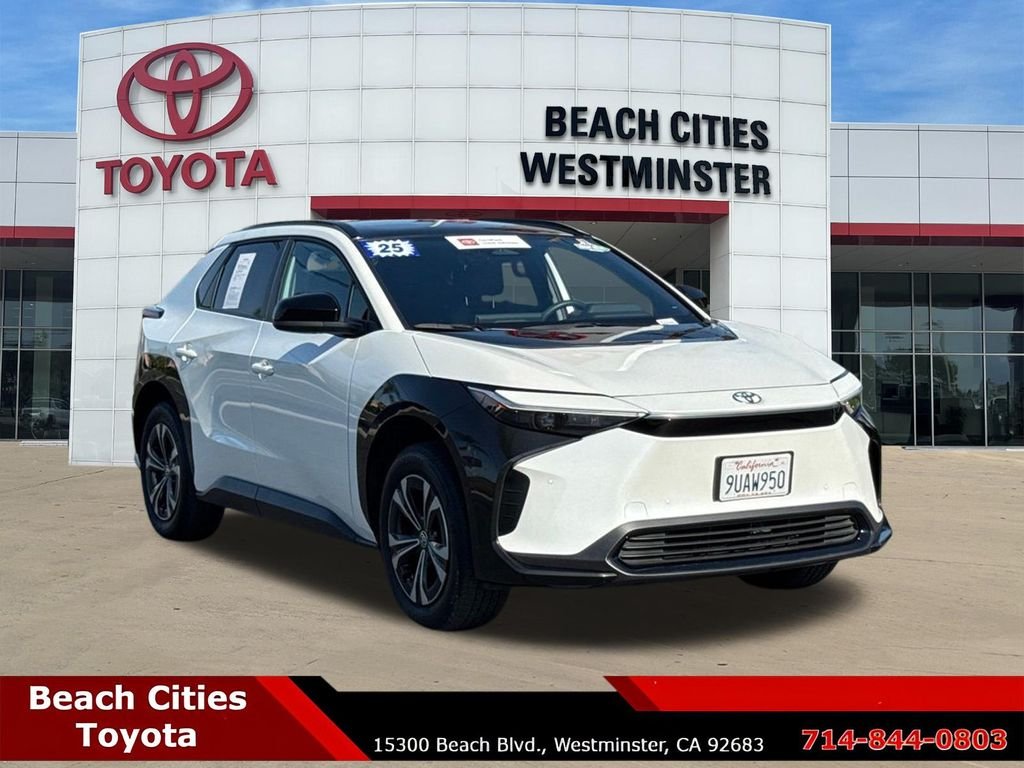 Used 2025 Toyota bZ4X XLE with VIN JTMAAAAA8SA069014 for sale in Westminster, CA