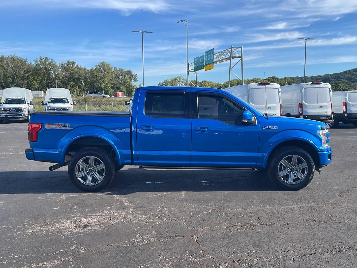 Certified Used 2020 Velocity Blue Ford LARIAT image 6