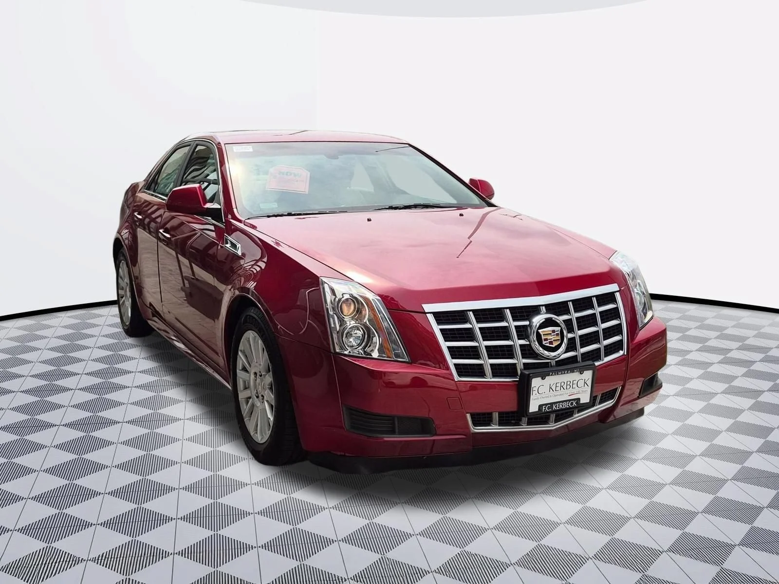Used 2013 Crystal Red Tintcoat Cadillac Luxury RWD image 2