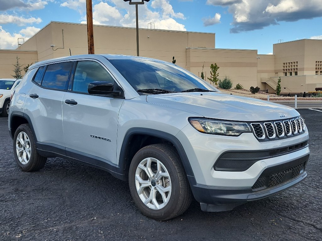 Used 2025 Silver Zynith Metallic Clearcoat Jeep Sport image 3