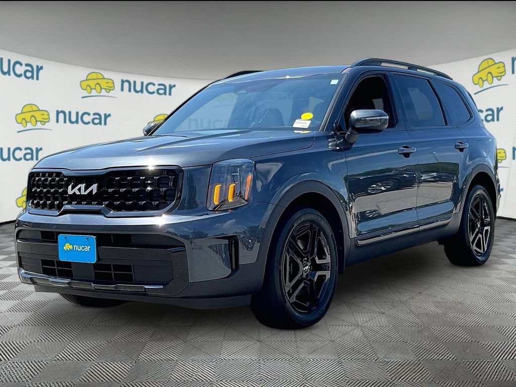 Used 2024 Gravity Gray Kia EX X-Line image 3