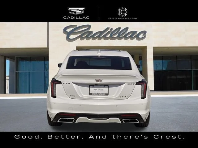 Used 2025 Crystal White Tricoat CADILLAC Sport image 5