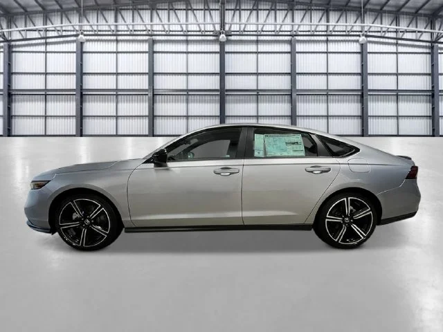 New 2026 Solar Silver Metallic Honda Sport Hybrid image 2