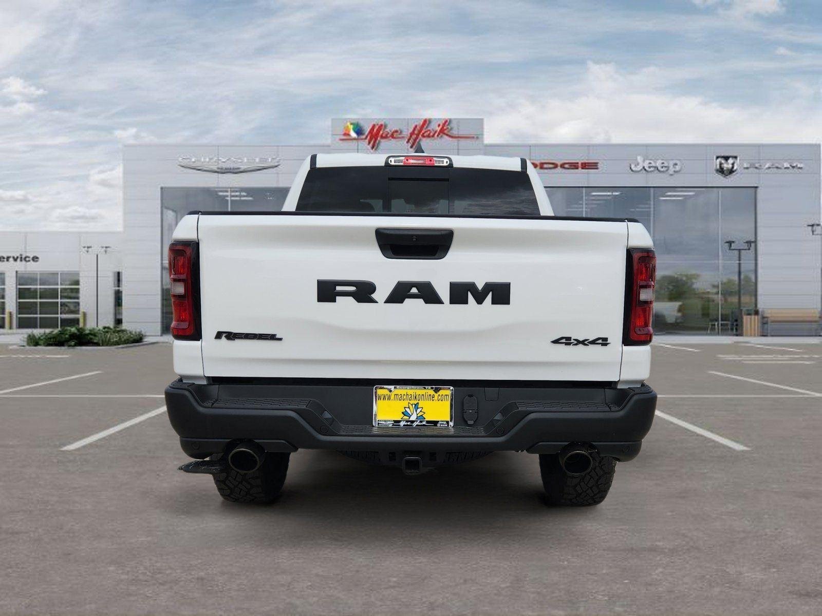 New 2026 Bright White Clear-Coat Exterior Paint RAM Rebel image 4