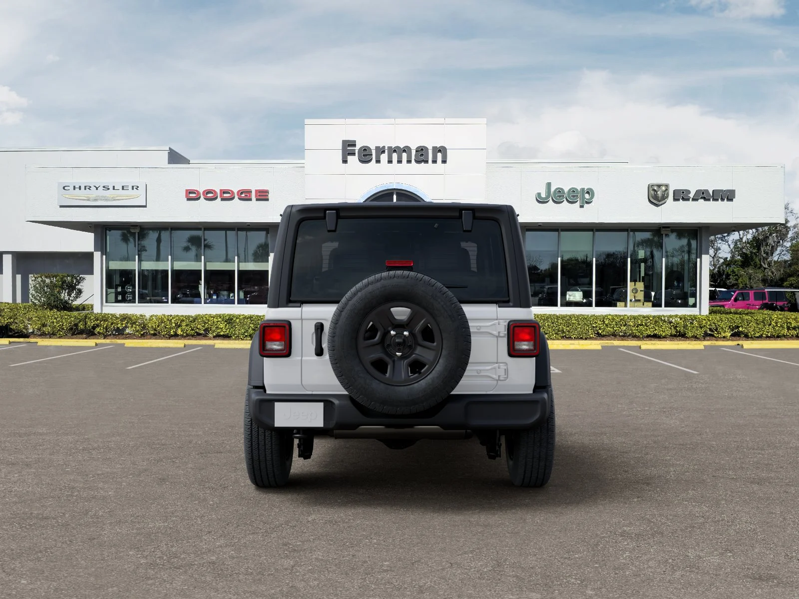 New 2026 Bright White Clear-Coat Exterior Paint Jeep Sport image 39