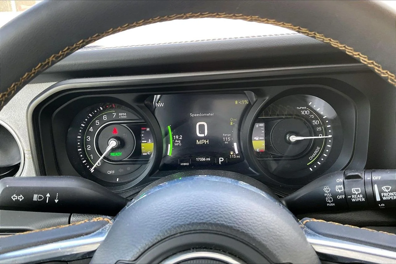 Certified Used 2024 Gray Jeep Sahara 4xe image 11