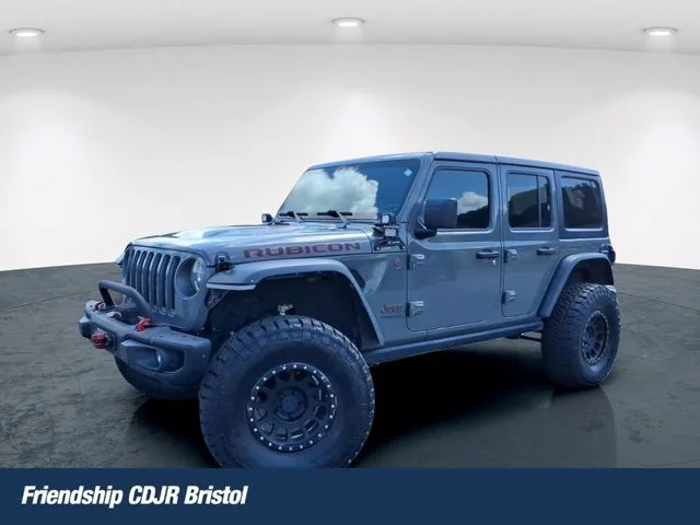 Used 2020 Gray Jeep Unlimited Rubicon image 1