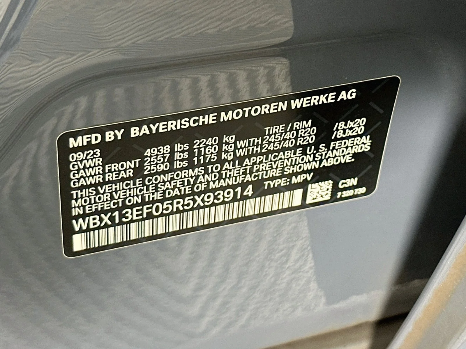 Used 2024 Storm Bay Metallic BMW M35i image 33