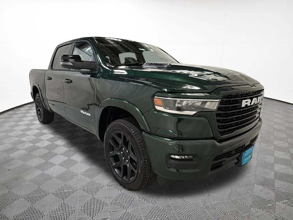 New 2026 Serrano-Green Metallic Exterior Paint RAM Laramie image 4
