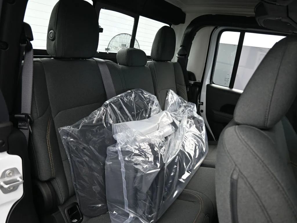 Used 2025 Bright White Clearcoat Jeep Sport image 38