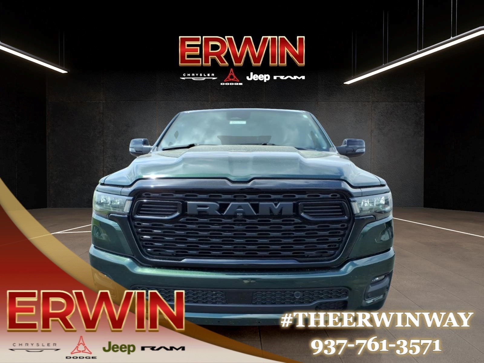 New 2026 Serrano-Green Metallic Exterior Paint RAM Lone Star image 2