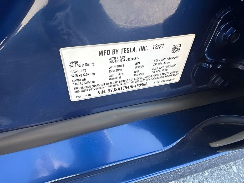 Used 2022 Blue Tesla Base image 25