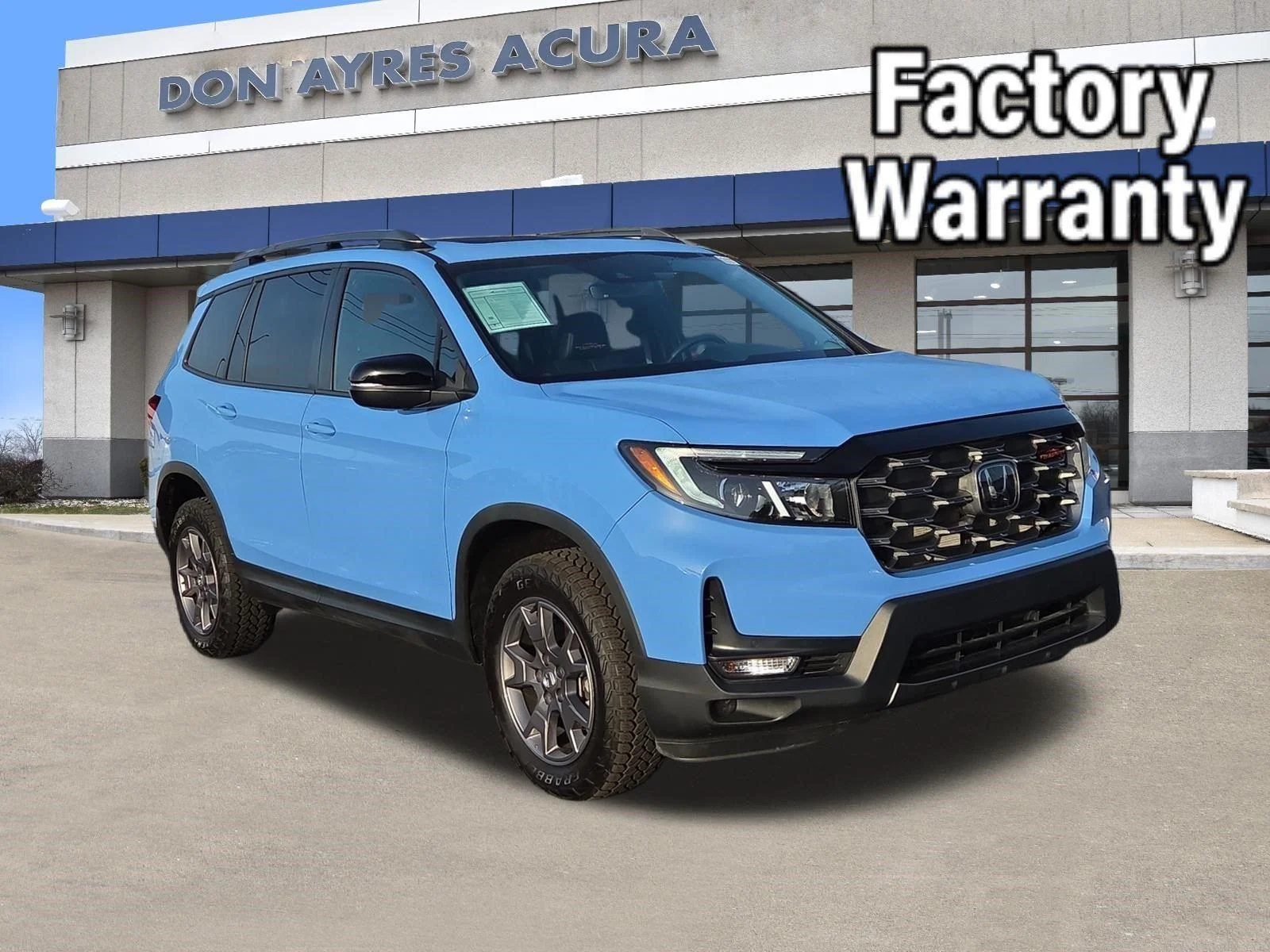 Used 2024 Diffused Sky Blue Pearl Honda TrailSport image 1