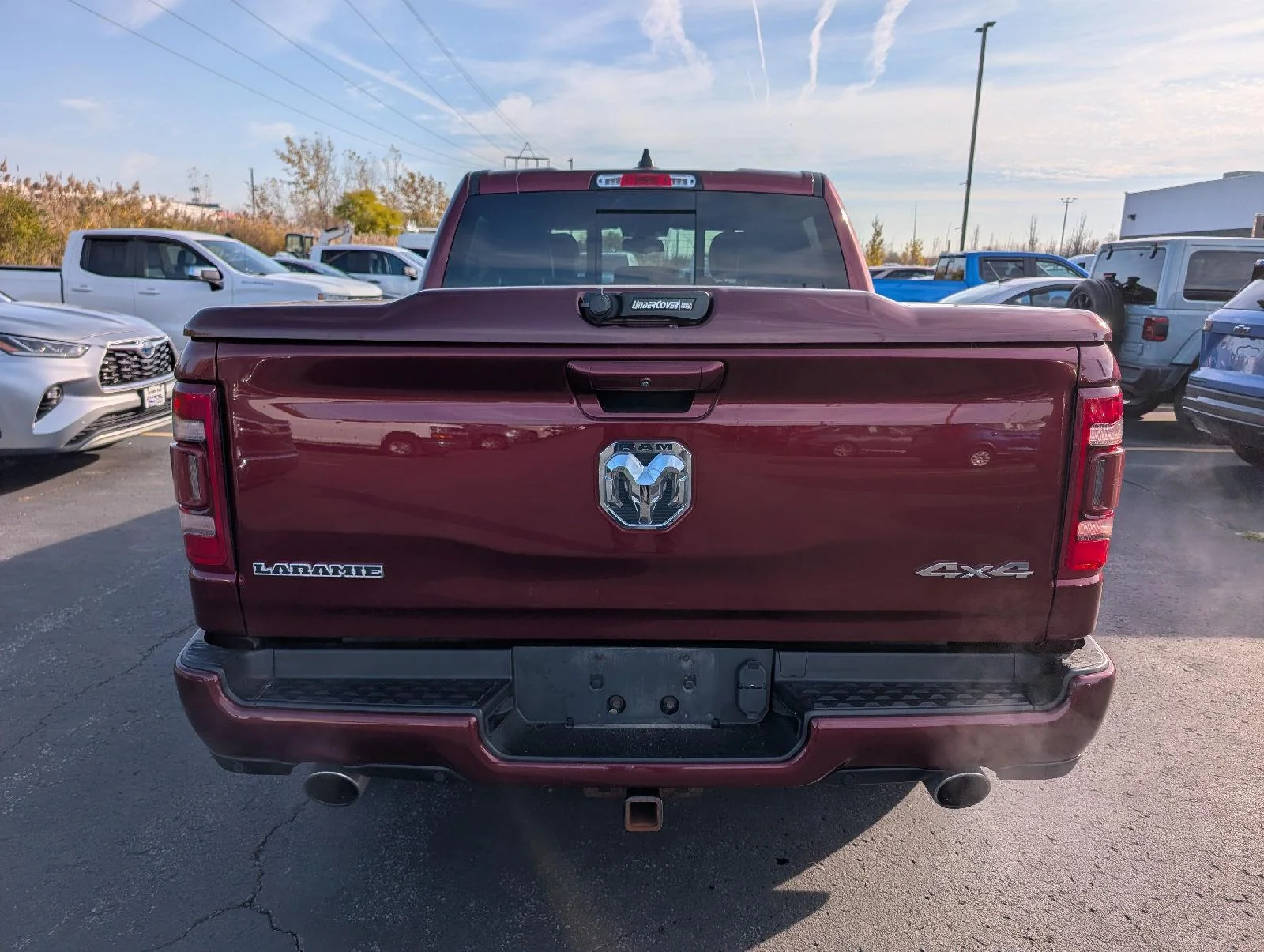 Used 2019 Delmonico Red Pearlcoat Ram Laramie image 7