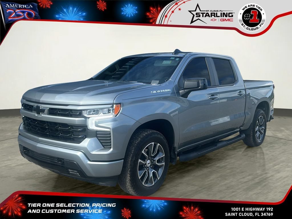 Certified Used 2025 Sterling Gray Metallic Chevrolet RST image 1