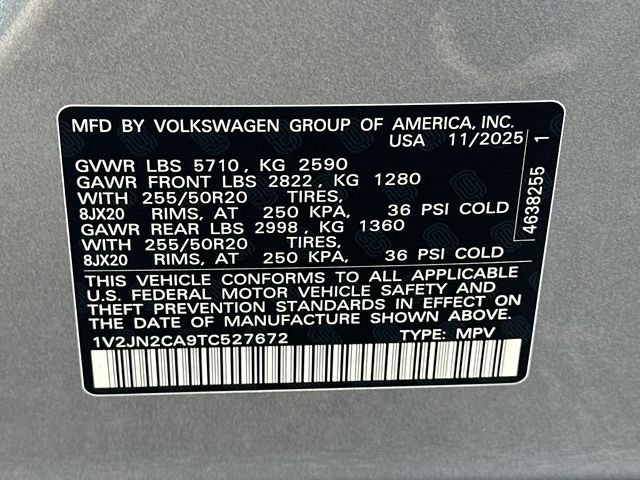 New 2026 Silver Volkswagen 2.0T SE w/Technology image 36