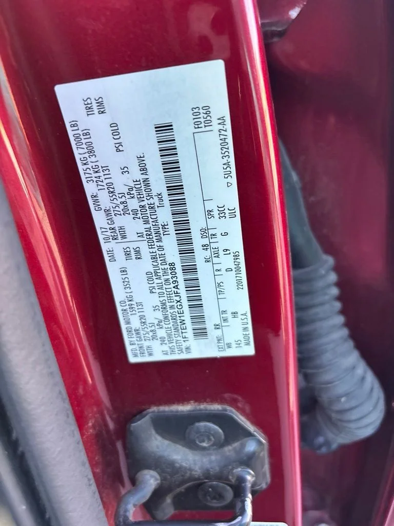 Used 2018 Ruby Red Metallic Ford Lariat image 14