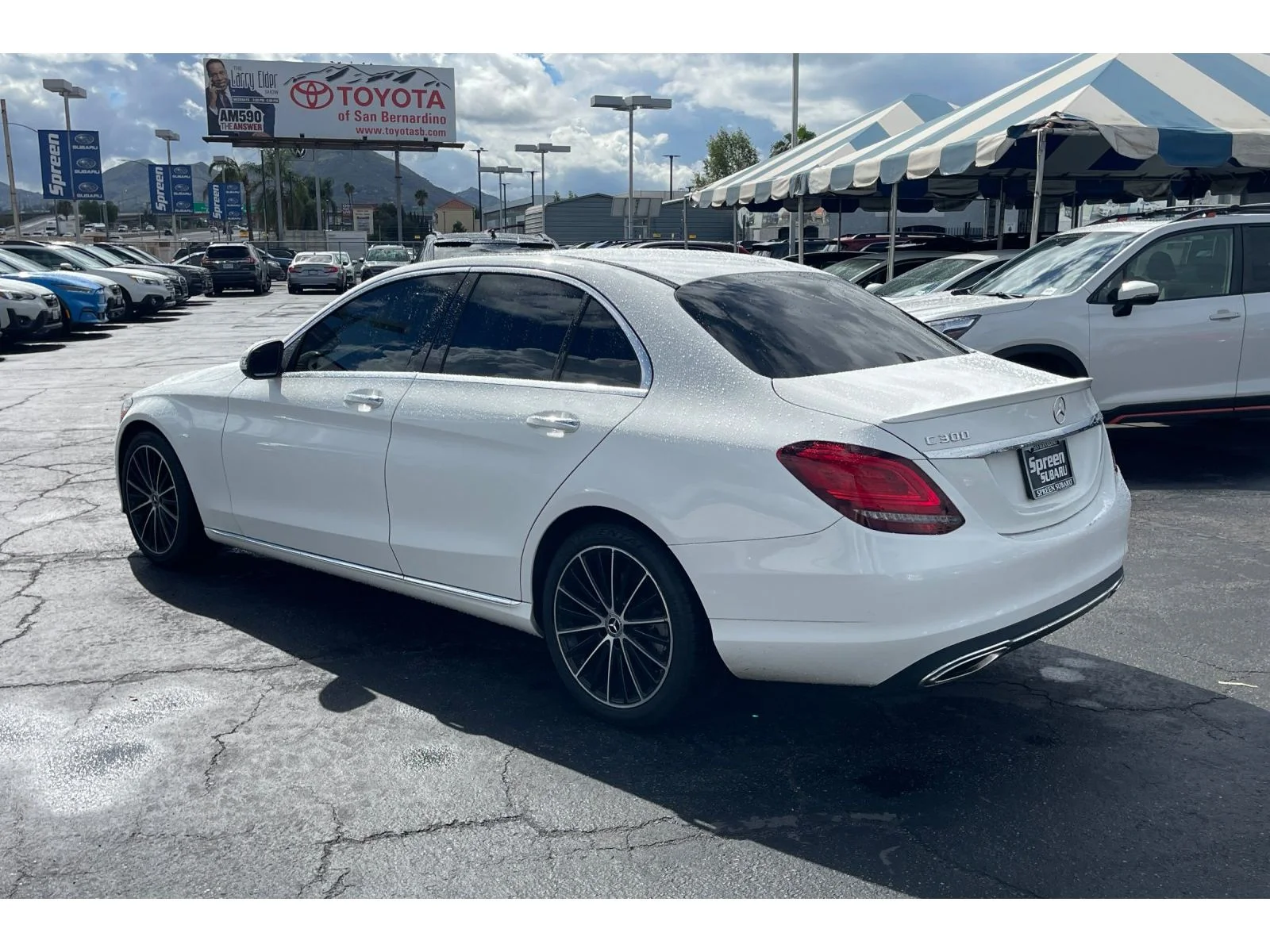 Used 2020 Polar White Mercedes-Benz C300 image 3