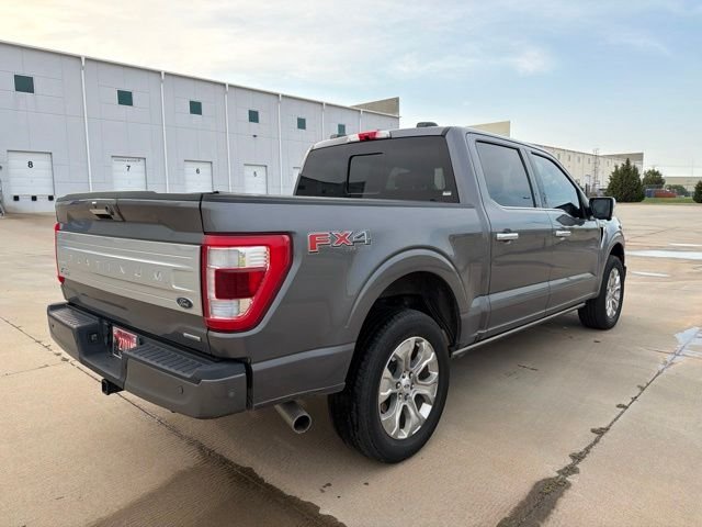 Used 2021 Carbonized Gray Metallic Ford Platinum image 3