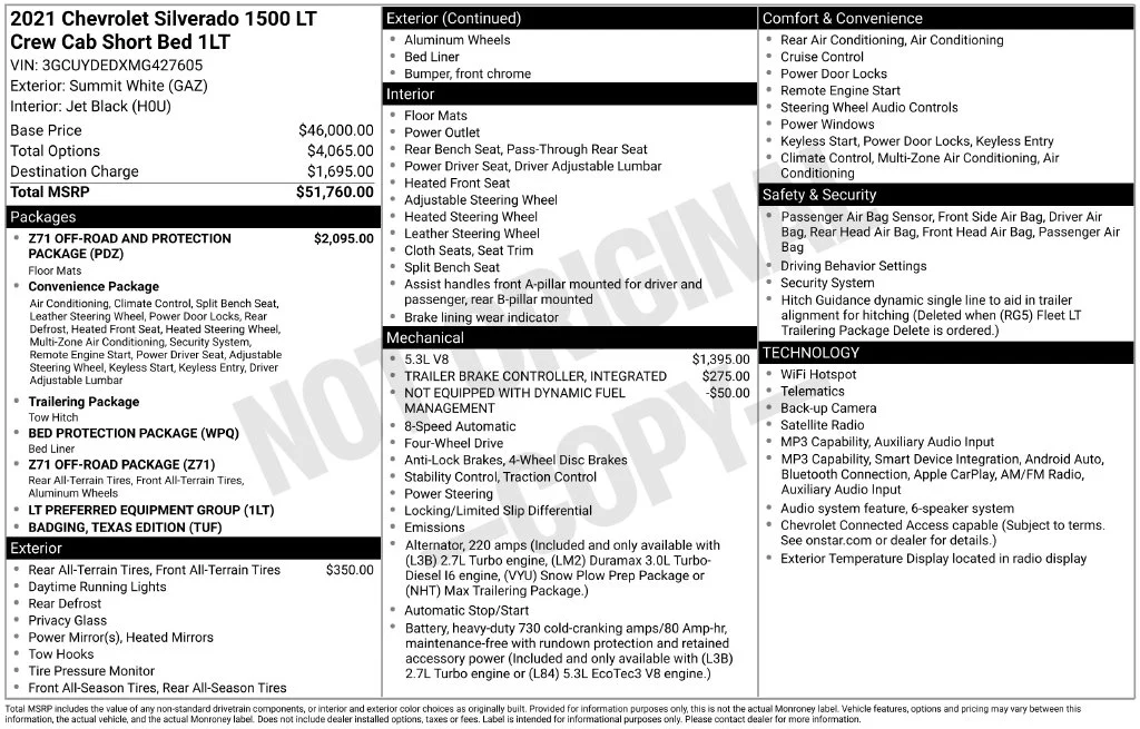 Used 2021 White Chevrolet LT image 41