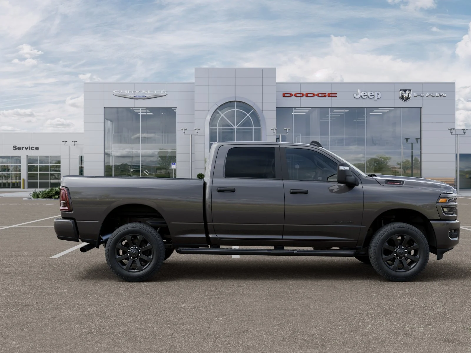 New 2026 Granite Crystal Metallic Clear-Coat Exterior Paint RAM Big Horn image 47