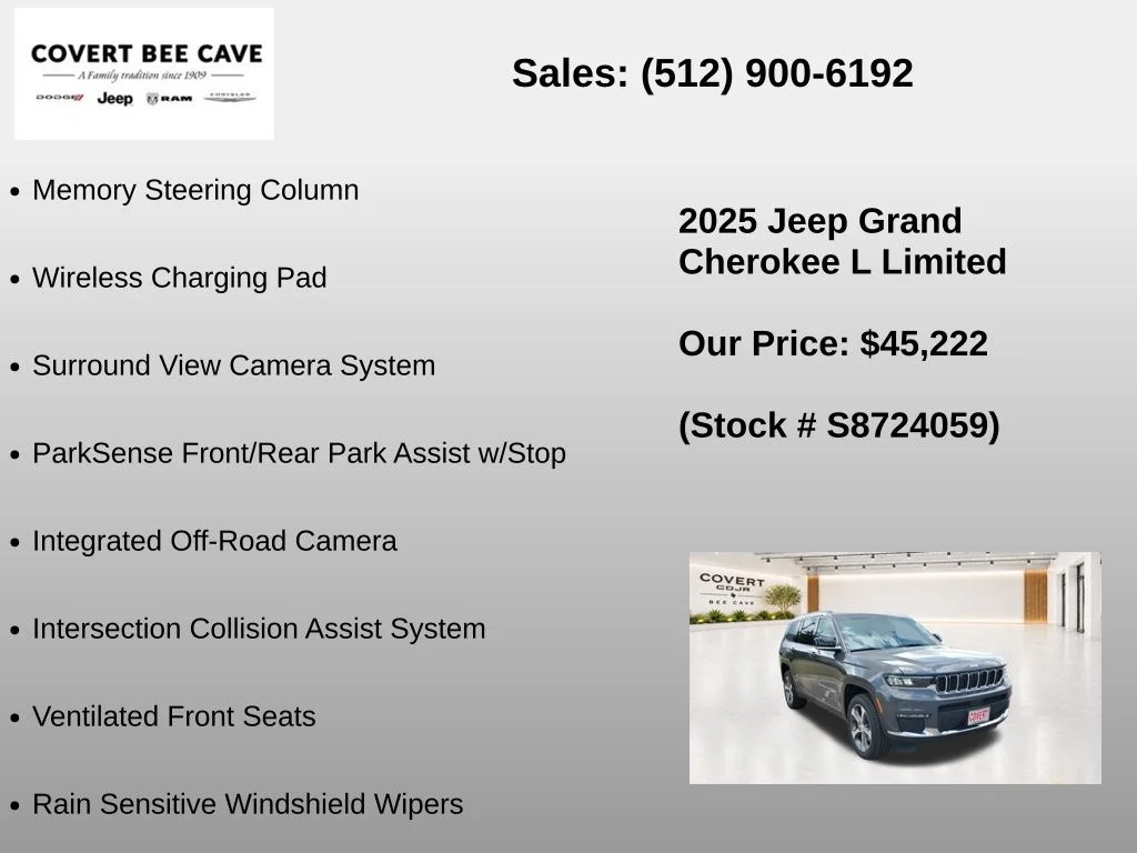 2025 Jeep Grand Cherokee L Limited - Photo 25