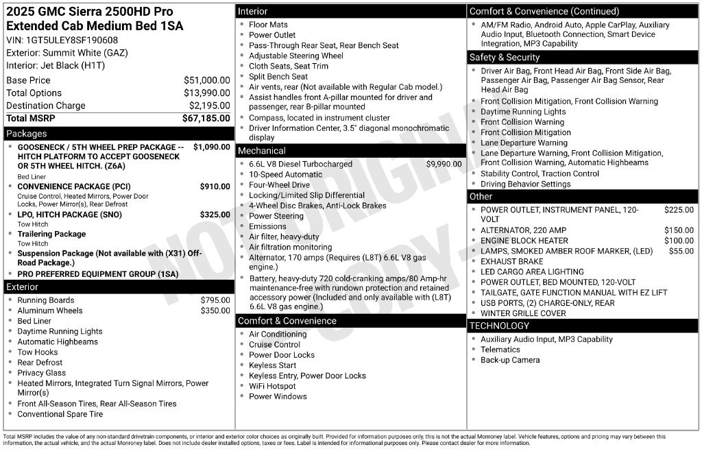 Used 2025 White GMC Pro image 24