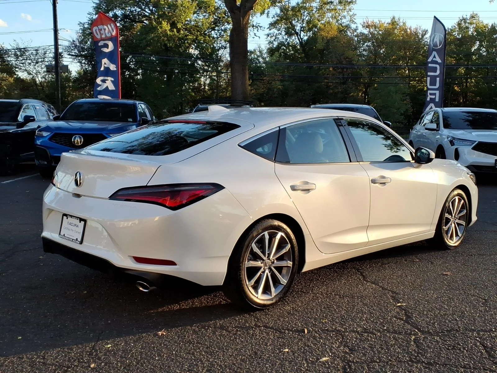 Used 2025 Platinum White Pearl Acura INTEGRA image 6
