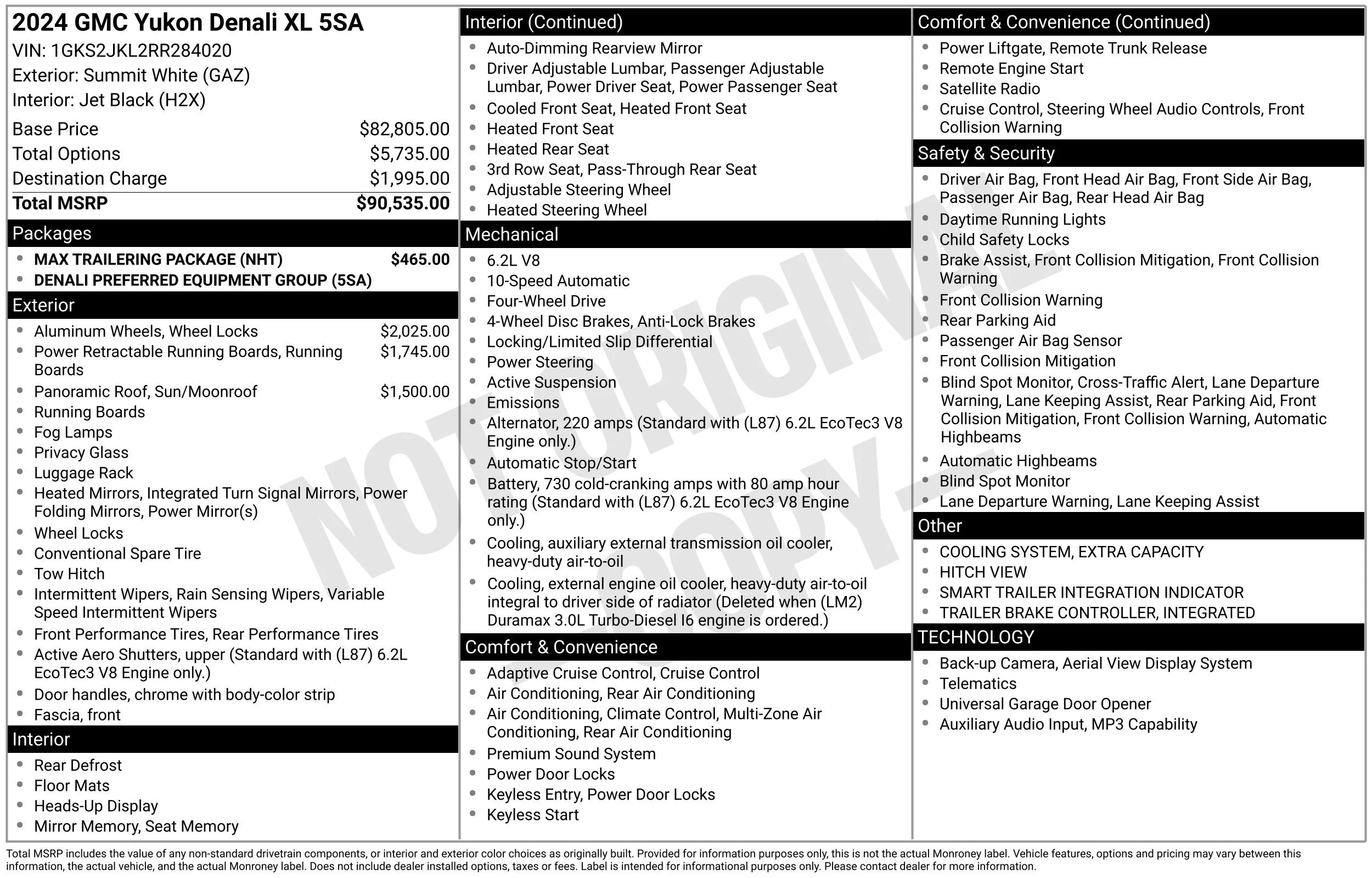 Used 2024 Summit White GMC Denali image 53