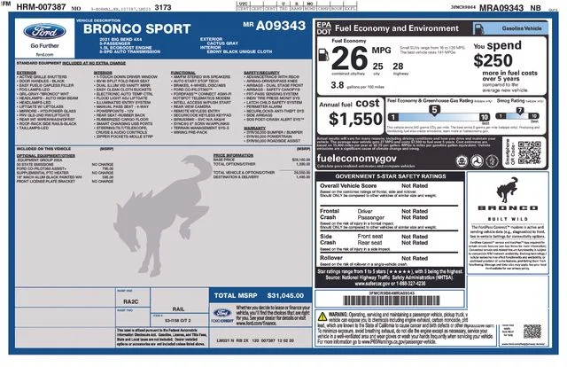 Used 2021 Green Ford Big Bend image 18