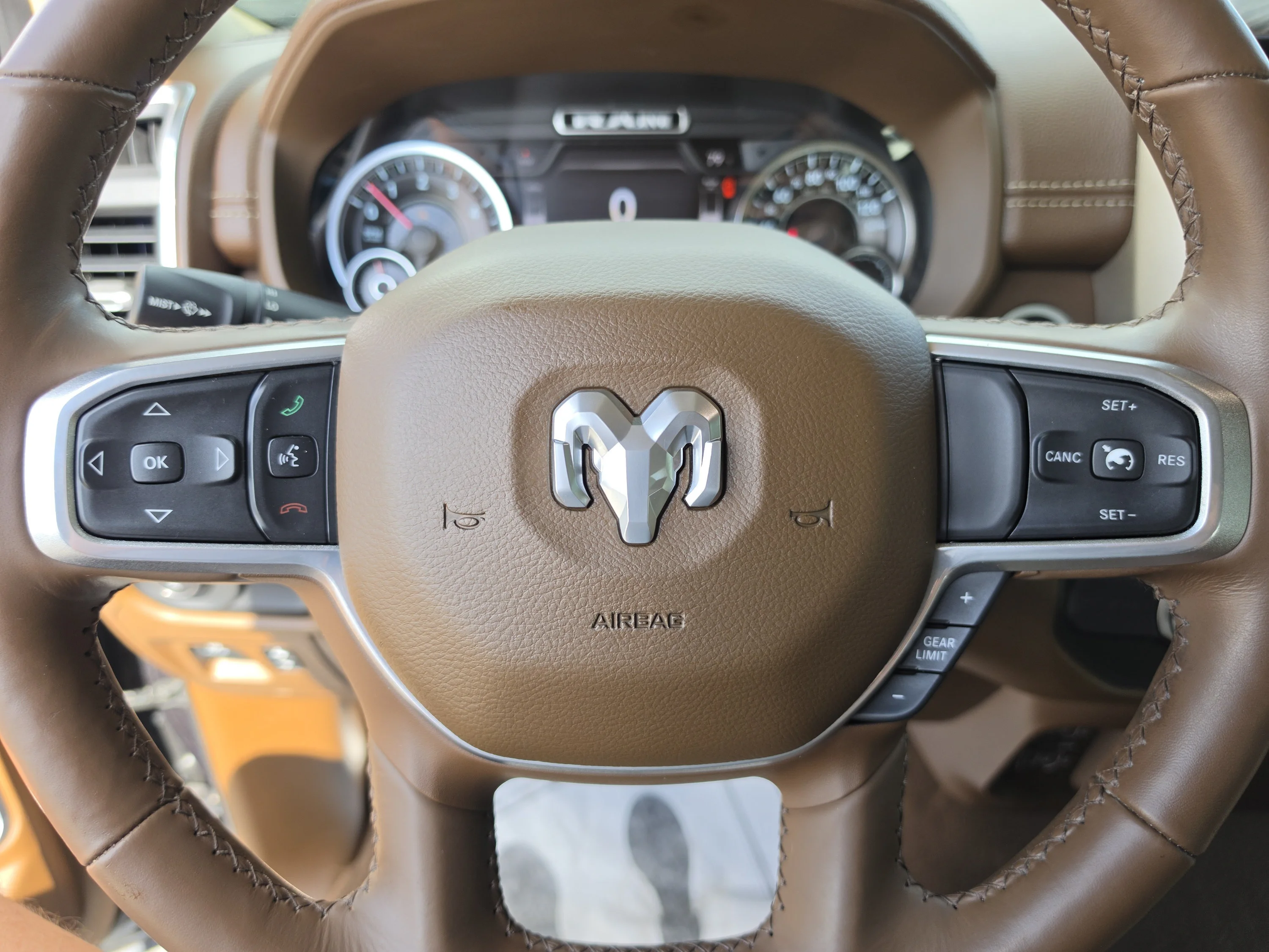 Used 2019 Maximum Steel Metallic Clearcoat Ram Laramie image 35